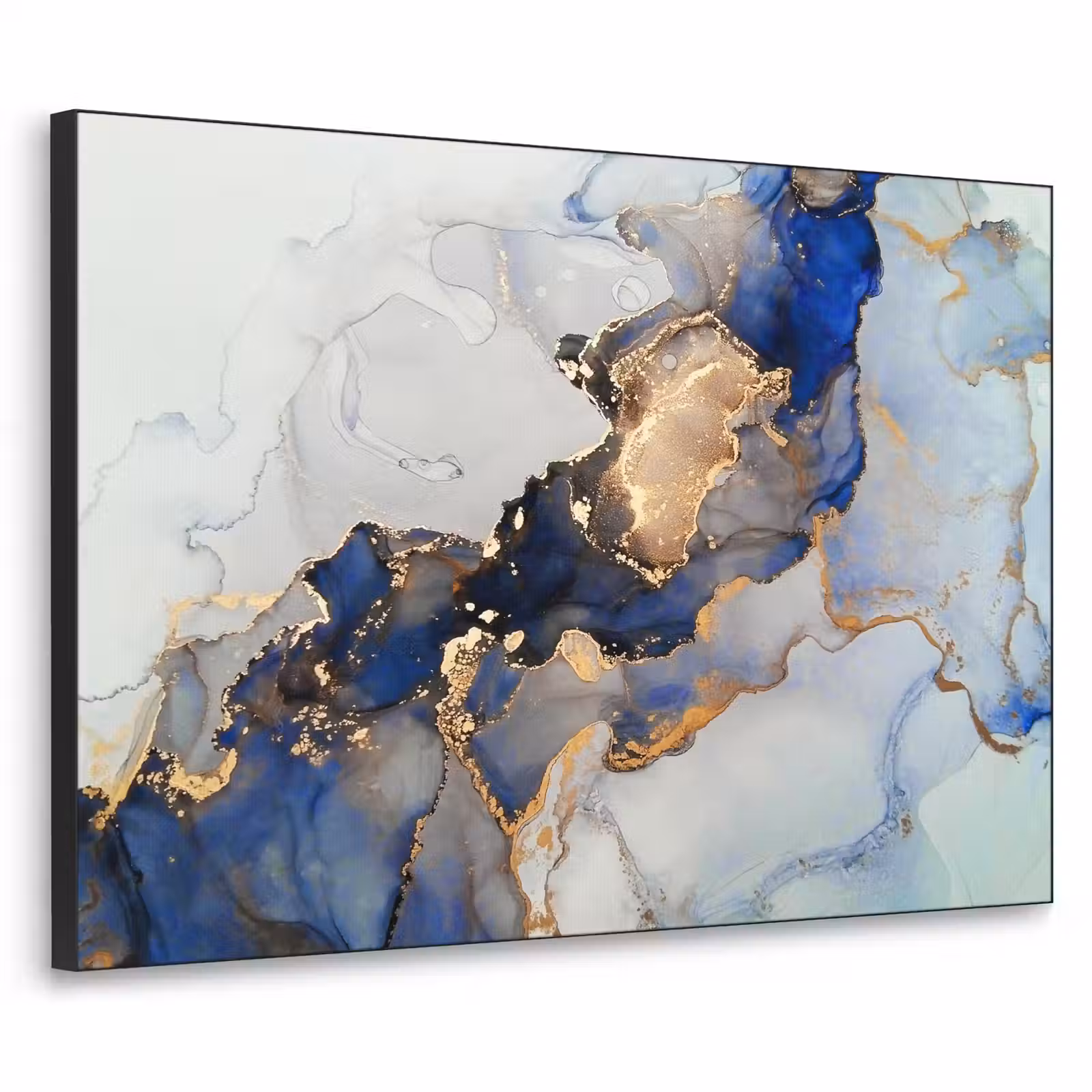 Art Frame - Marmer - Blauw - Goud — 1