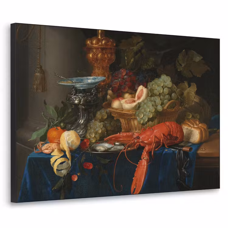 Art Frame - Stilleven met een gouden bokaal - Schilderij - Oude meesters — 1