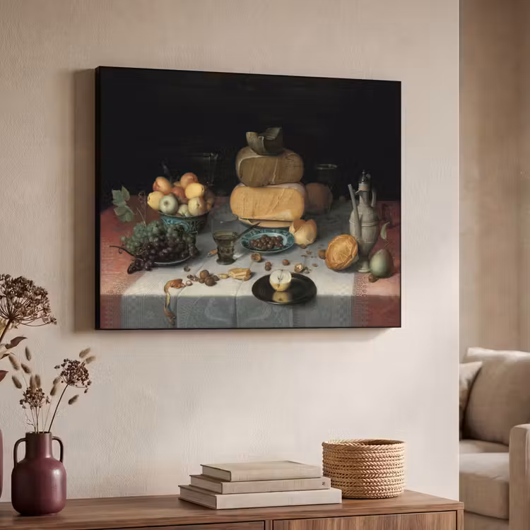 Art Frame - Stilleven met kazen - Kunstwerk - Oude meesters — 7