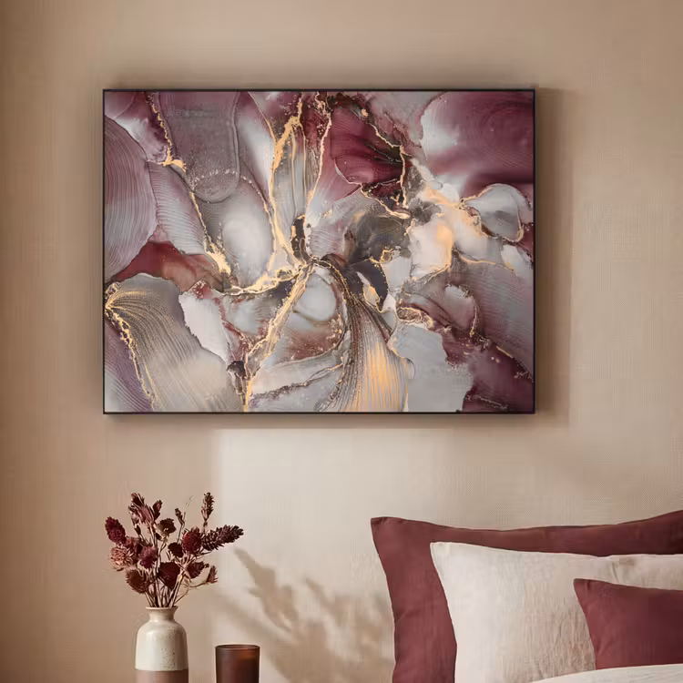 Art Frame - Goud - Marmer - Paars — 3