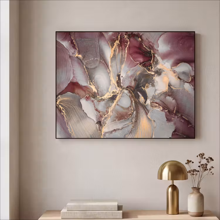 Art Frame - Goud - Marmer - Paars — 5