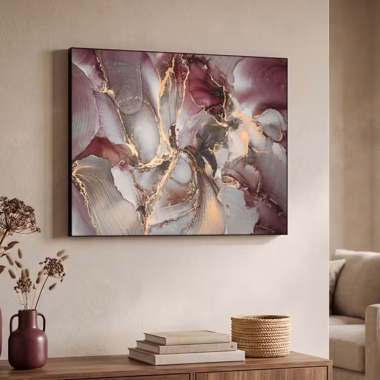 Art Frame - Goud - Marmer - Paars — 7
