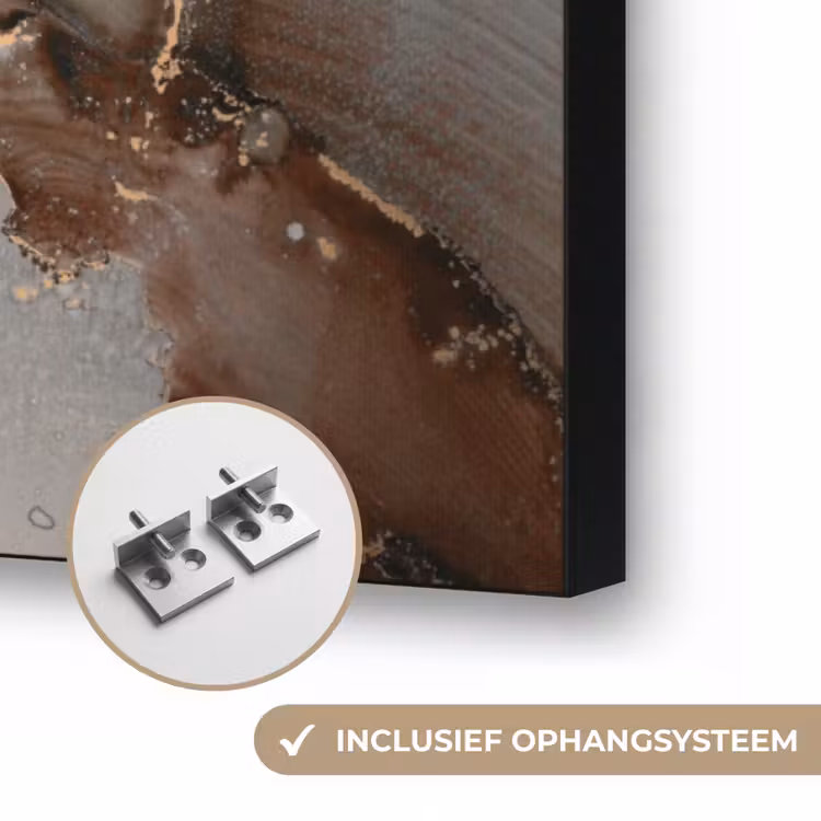 Art Frame - Grijs - Goud - Marmer - Marmerlook — 6
