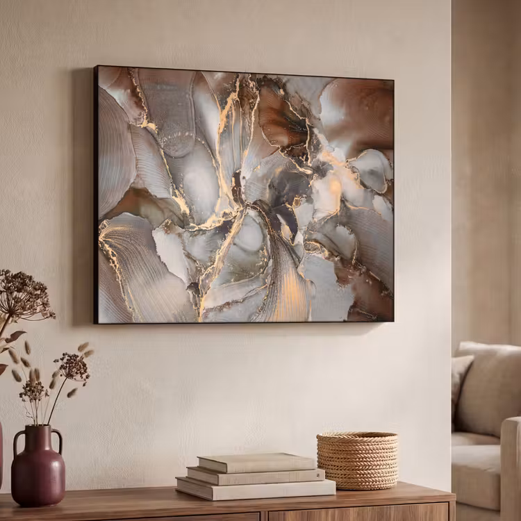 Art Frame - Grijs - Goud - Marmer - Marmerlook — 7