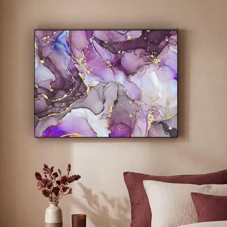 Art Frame - Marmer - Roze - Paars - Gold — 3