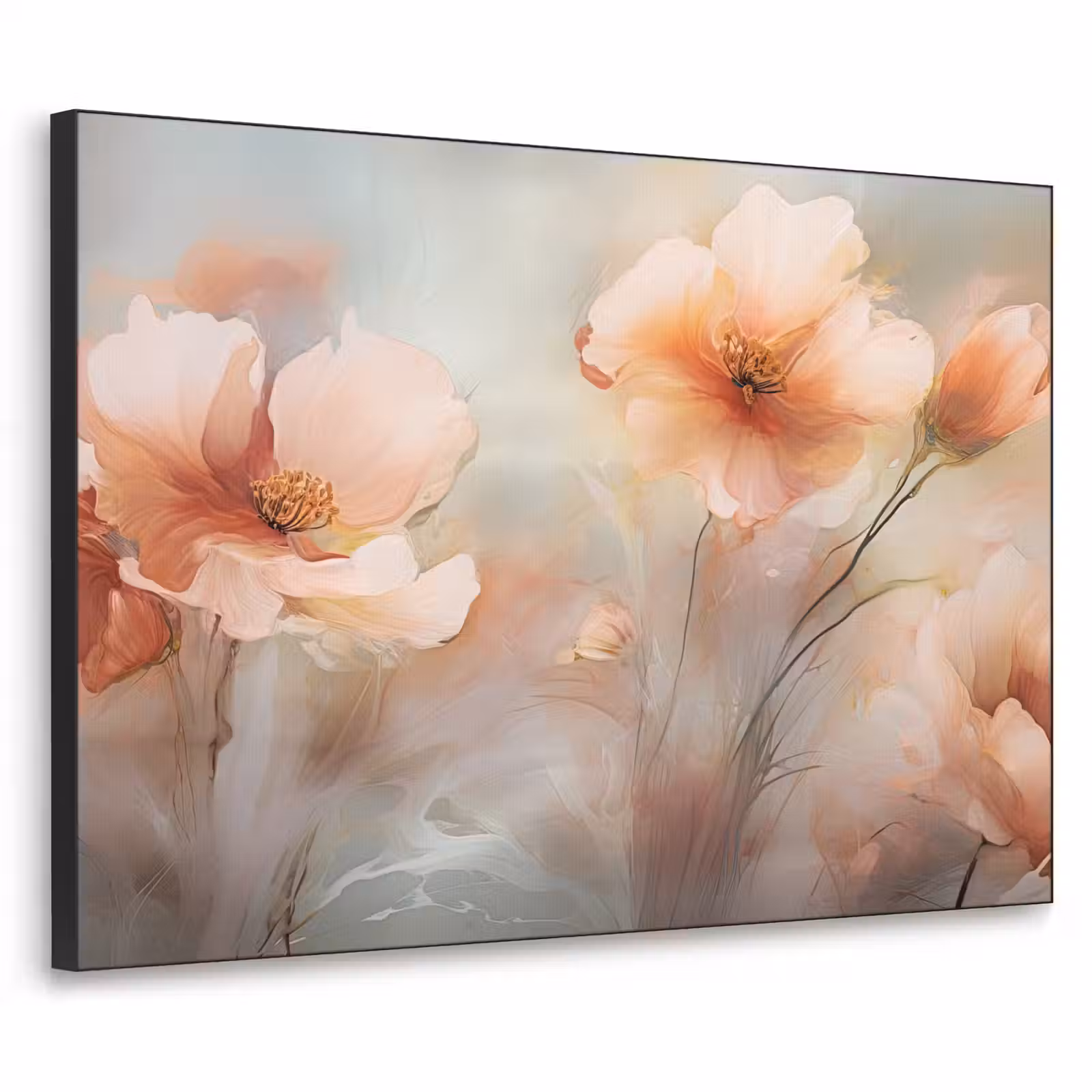Art Frame - Bloemen - Pastel - Kunst - Klaprozen - Watercolor — 1