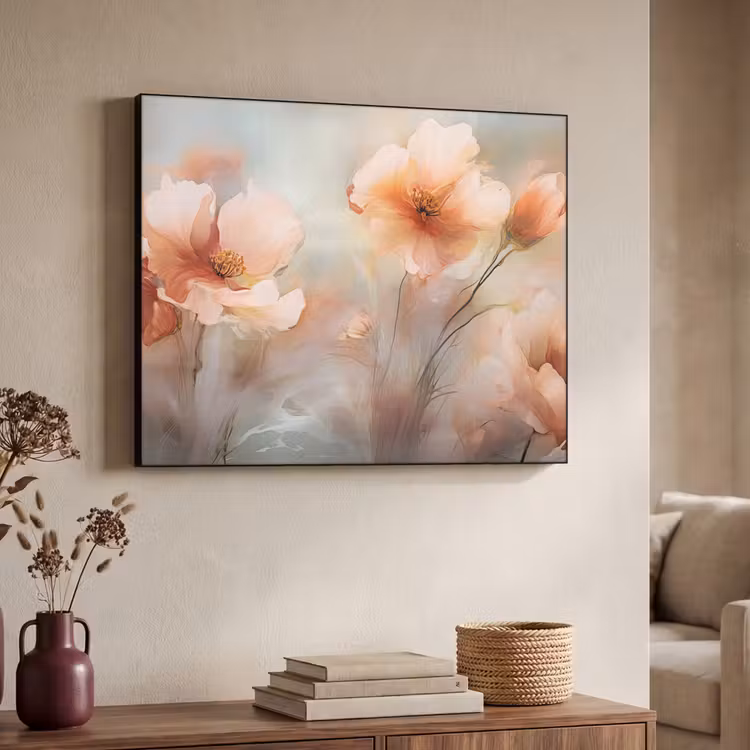 Art Frame - Bloemen - Pastel - Kunst - Klaprozen - Watercolor — 7