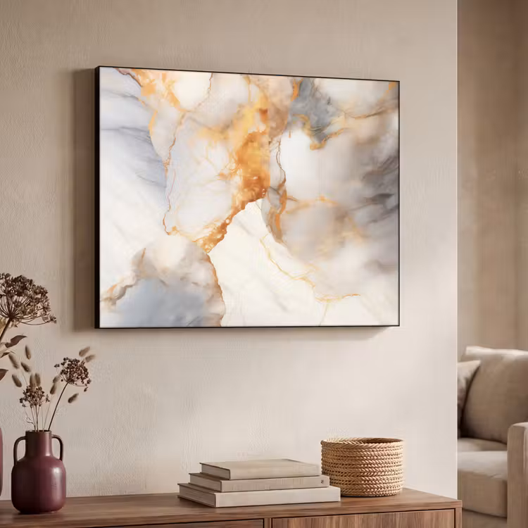 Art Frame - Marmer - Grijs - Goud — 7