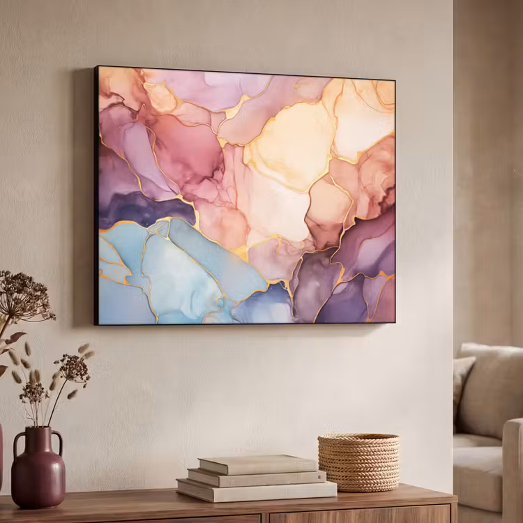 Art Frame - Marmer - Kleurrijk — 7