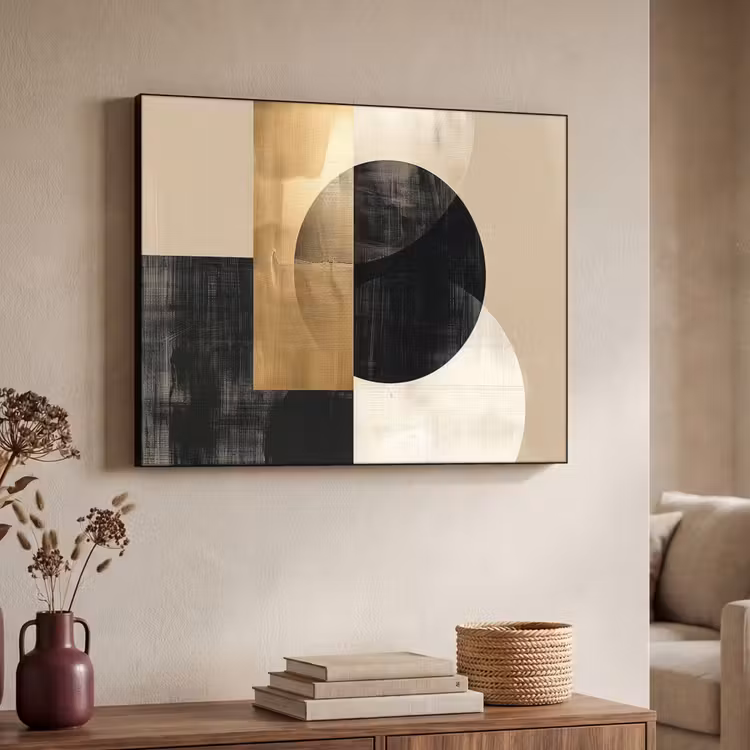 Art Frame - Abstract - Modern - Zwart - Goud — 7
