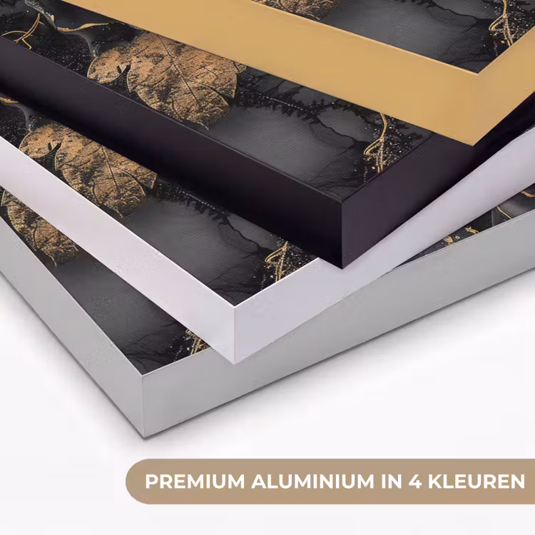 Art Frame - Rozen - Zwart - Bloemen - Goud — 2
