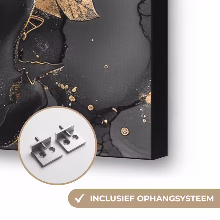 Art Frame - Rozen - Zwart - Bloemen - Goud — 6