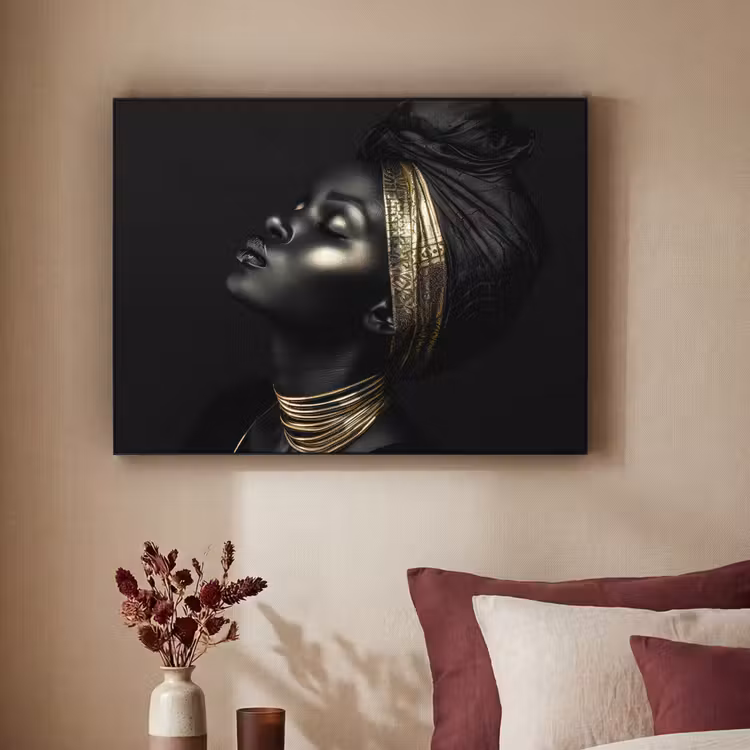 Art Frame - Vrouw - Goud - Portret - Modern — 3