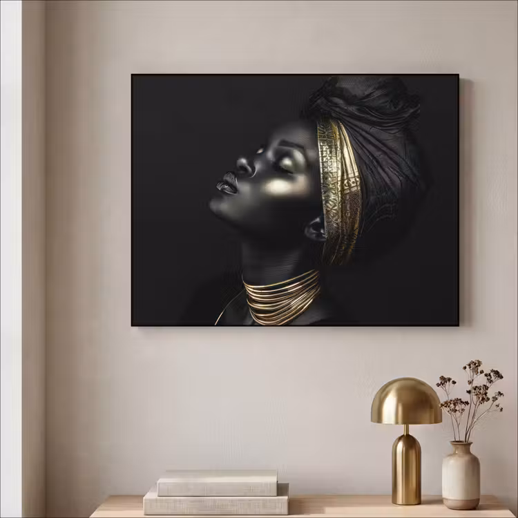 Art Frame - Vrouw - Goud - Portret - Modern — 5