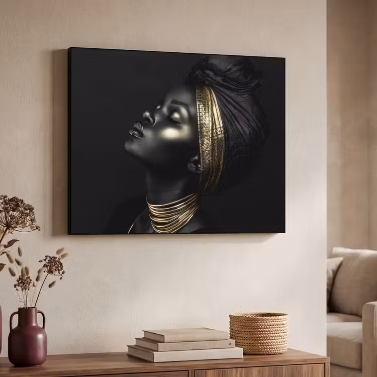 Art Frame - Vrouw - Goud - Portret - Modern — 7