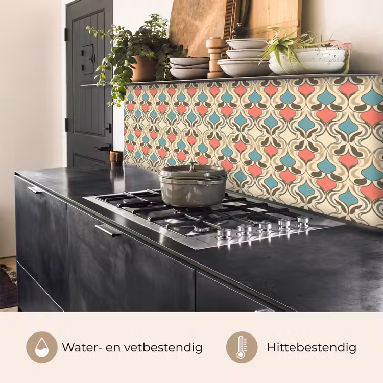 Keuken achterwand - Barok - Retro - Kleurrijk — 3