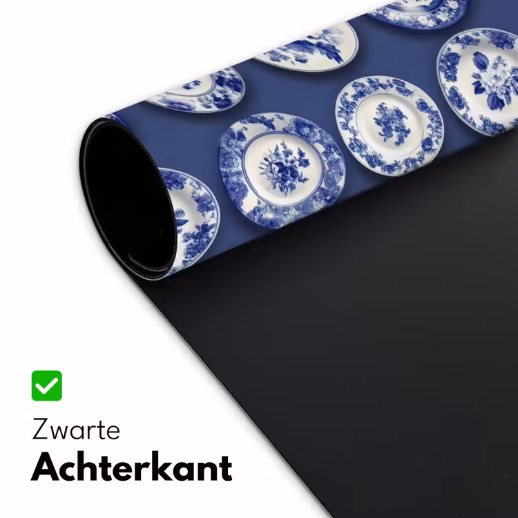 Bureau onderlegger - Borden - Floraal - Blauw — 5