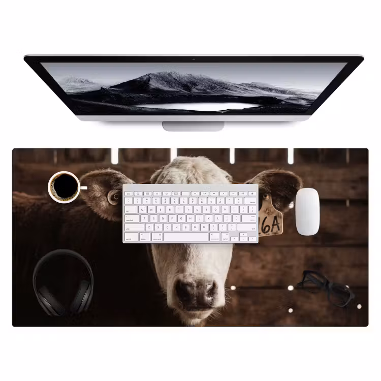 Bureau onderlegger - Kalf - Oormerk - Houten stal — 4
