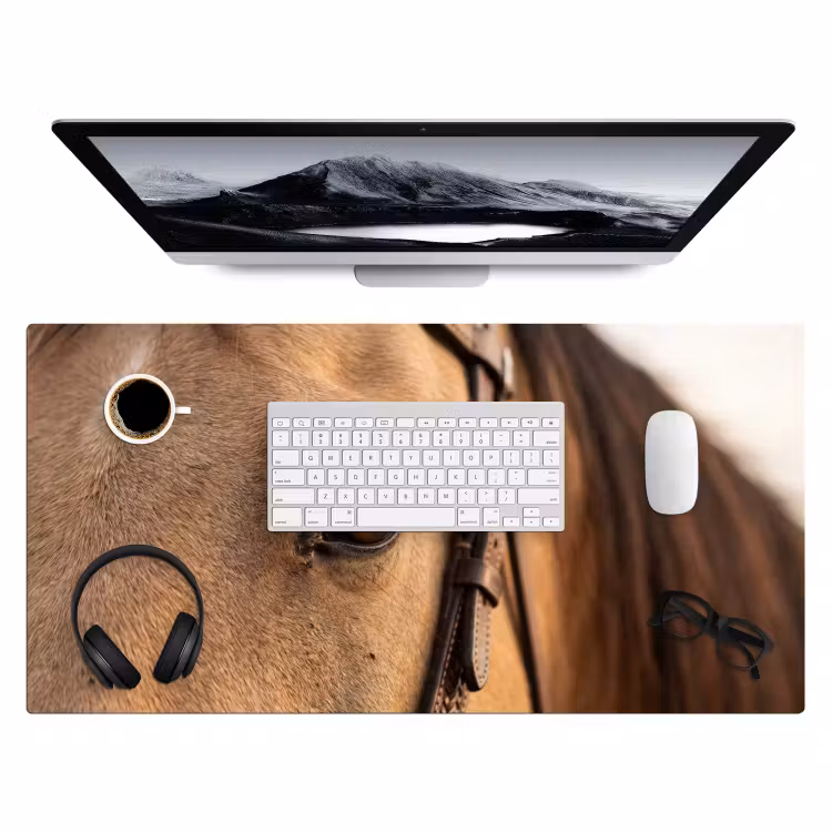 Bureau onderlegger - Paard - Oog - Bruin — 4