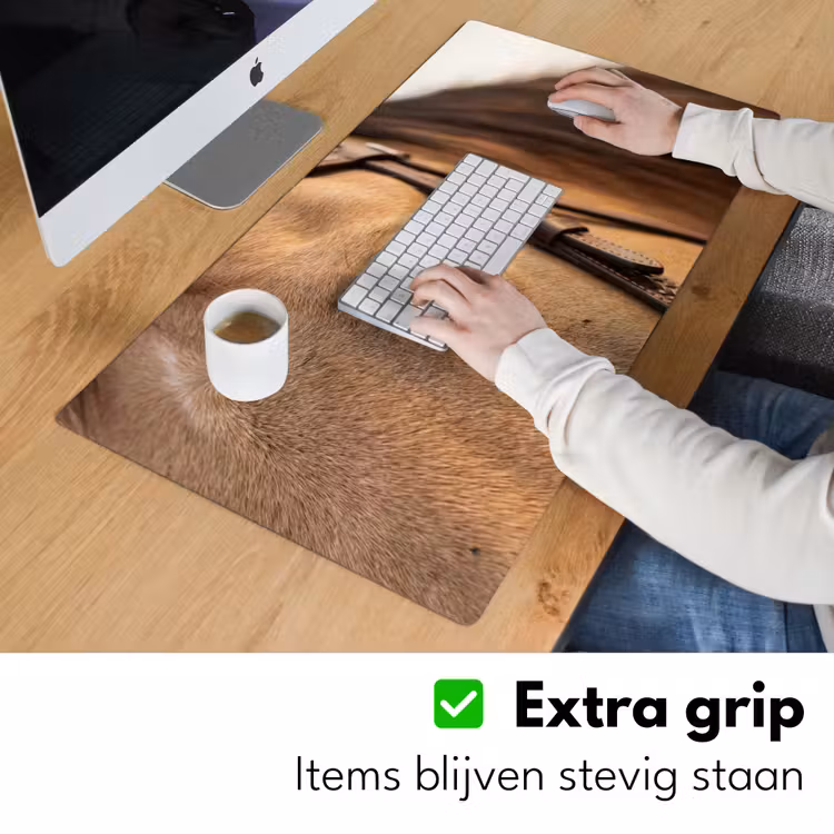 Bureau onderlegger - Paard - Oog - Bruin — 6
