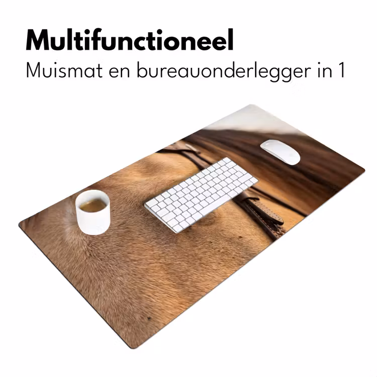 Bureau onderlegger - Paard - Oog - Bruin — 7