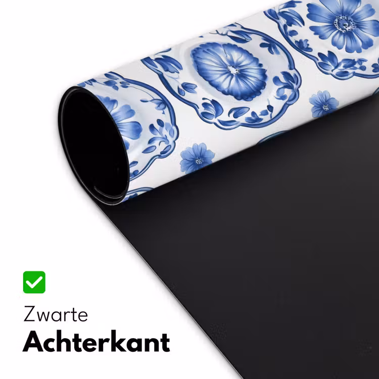 Bureau onderlegger - Sierborden - Bloemen - Blauw — 5