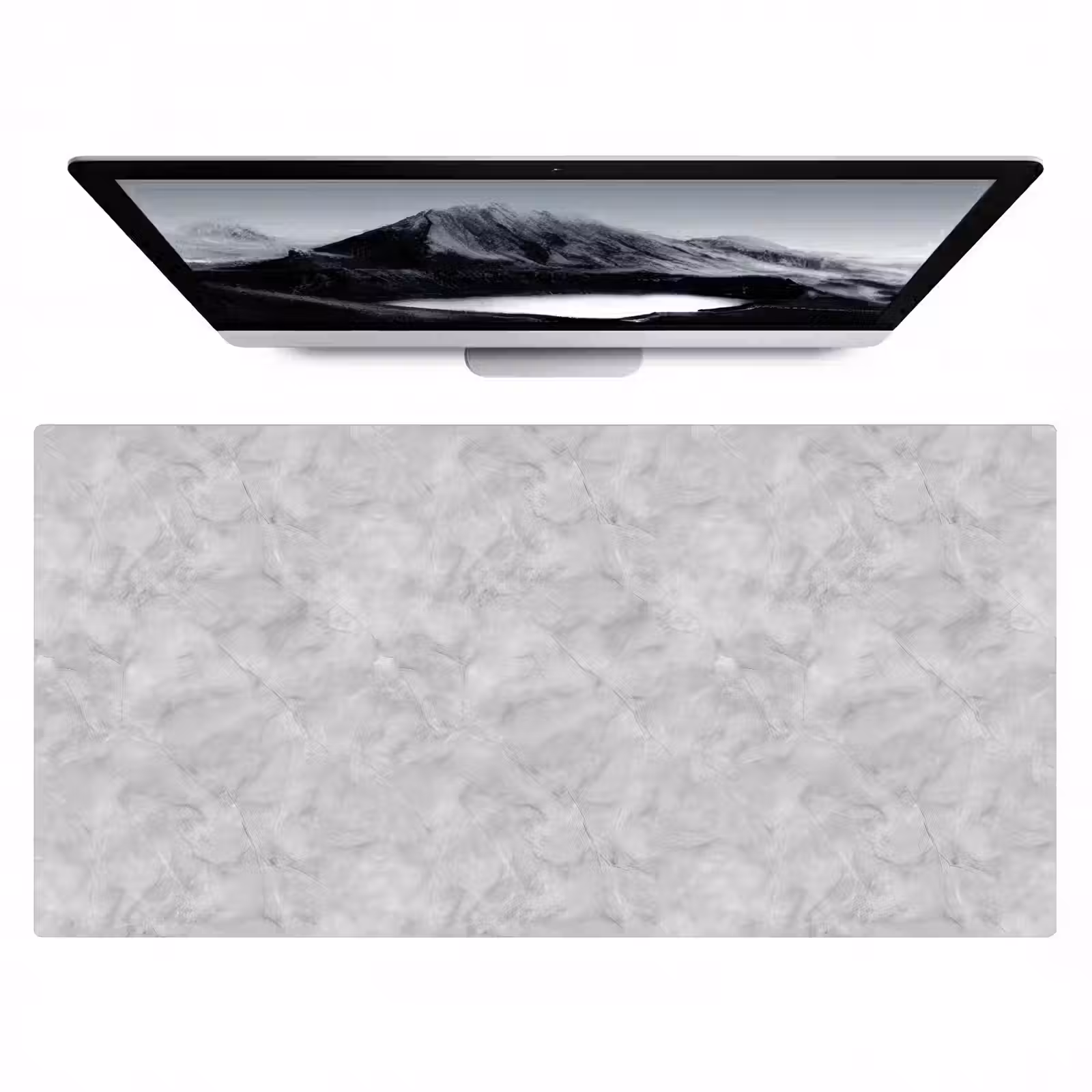 Bureau onderlegger - Grijs - Marmer - Mat — 1