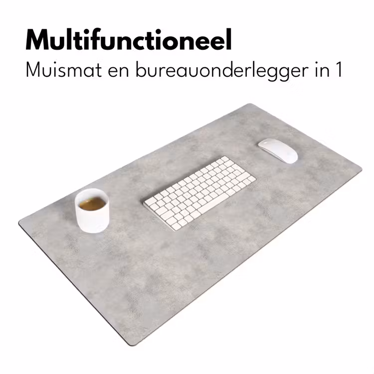 Bureau onderlegger - Grijs - Beton - Industrieel — 7