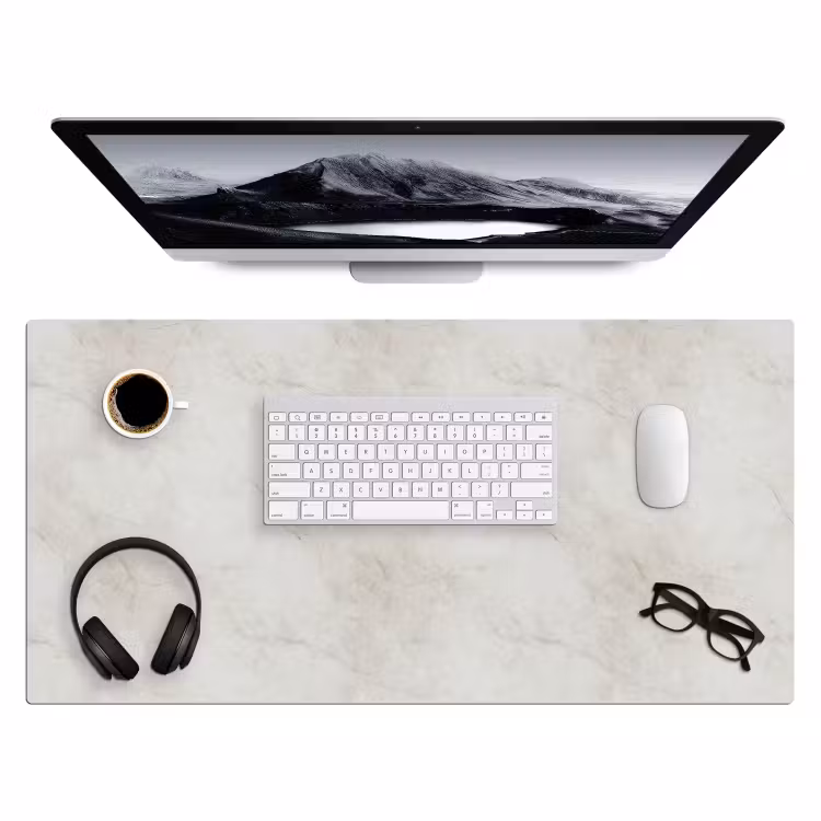 Bureau onderlegger - Grijs - Marmer - Aders — 4