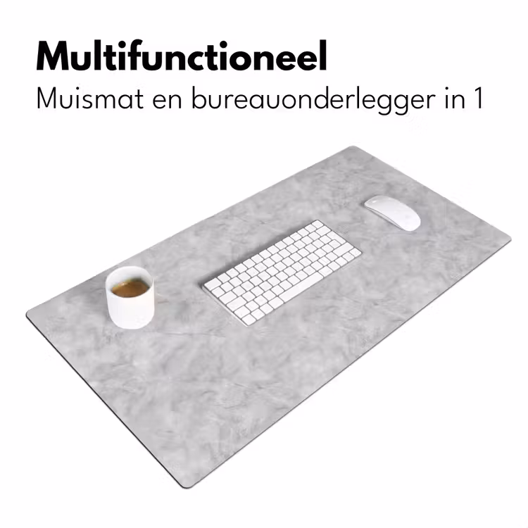 Bureau onderlegger - Grijs - Marmer - Mat — 7