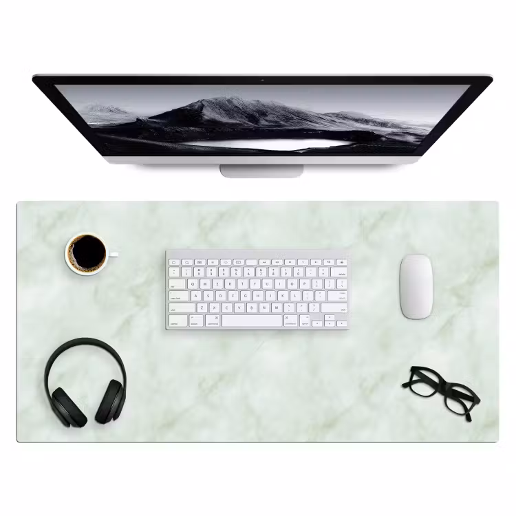 Bureau onderlegger - Groen - Marmer - Vloeiende aders — 4