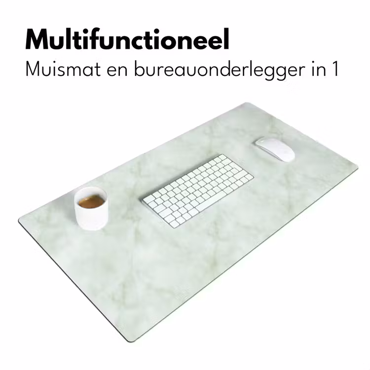 Bureau onderlegger - Groen - Marmer - Vloeiende aders — 7