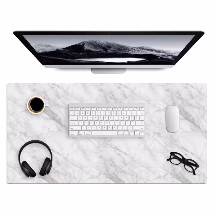 Bureau onderlegger - Klassiek - Marmer - Grijs — 4