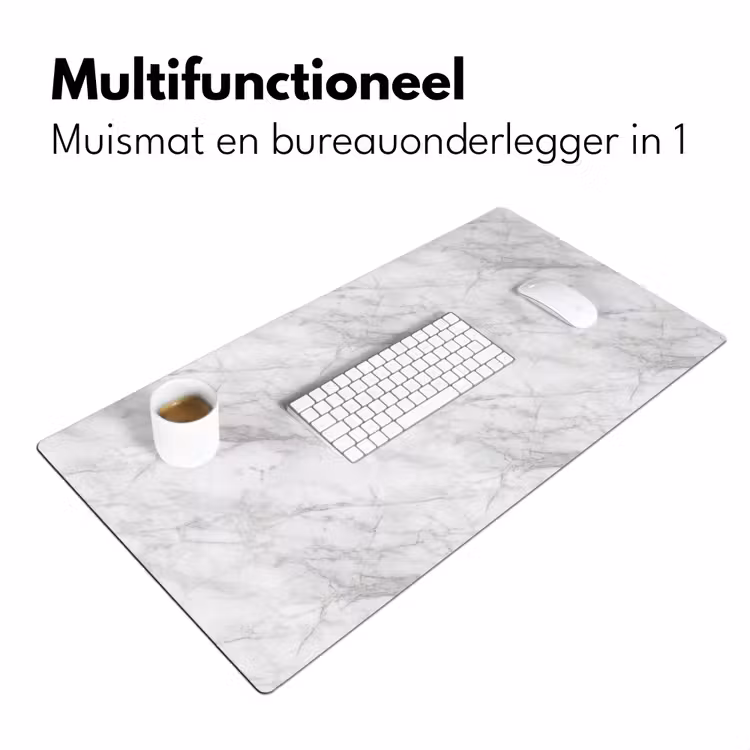 Bureau onderlegger - Klassiek - Marmer - Grijs — 7