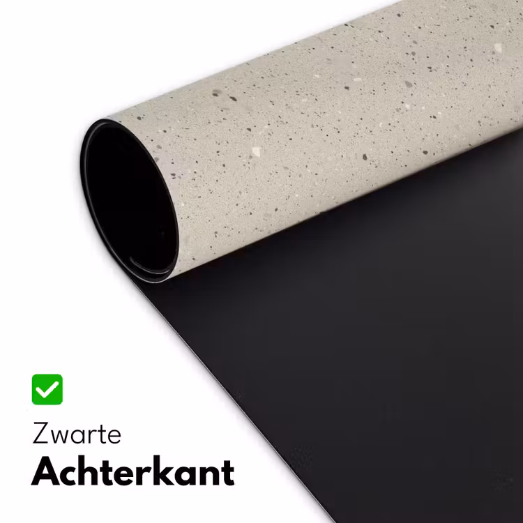 Bureau onderlegger - Lichtbeige - Terrazzo - Grijs — 5
