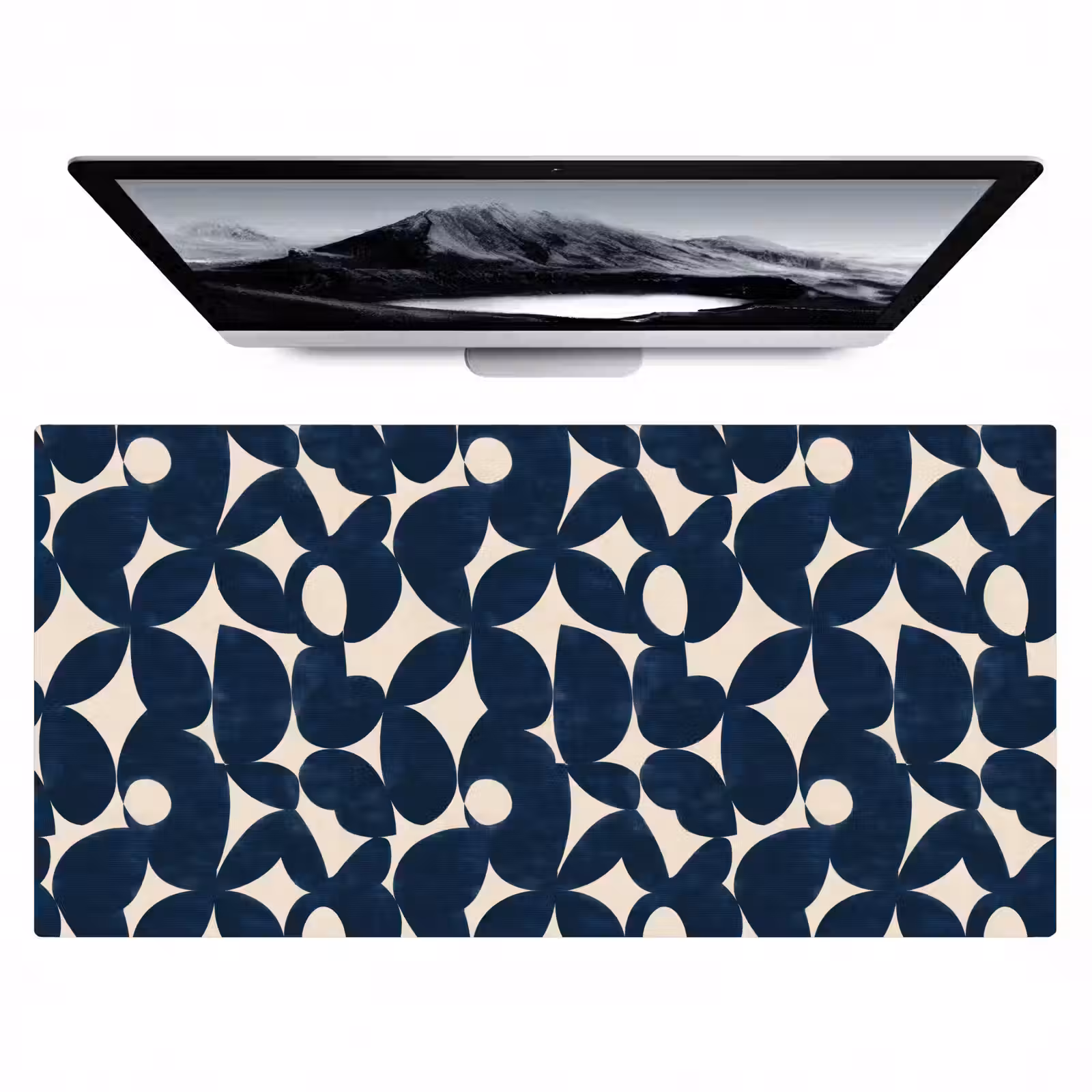 Bureau onderlegger - Modern - Geometrisch - Blauw — 1