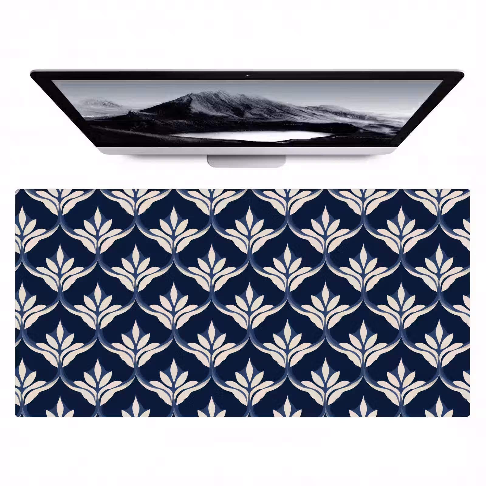 Bureau onderlegger - Modern - Ontwerp - Blauw — 1