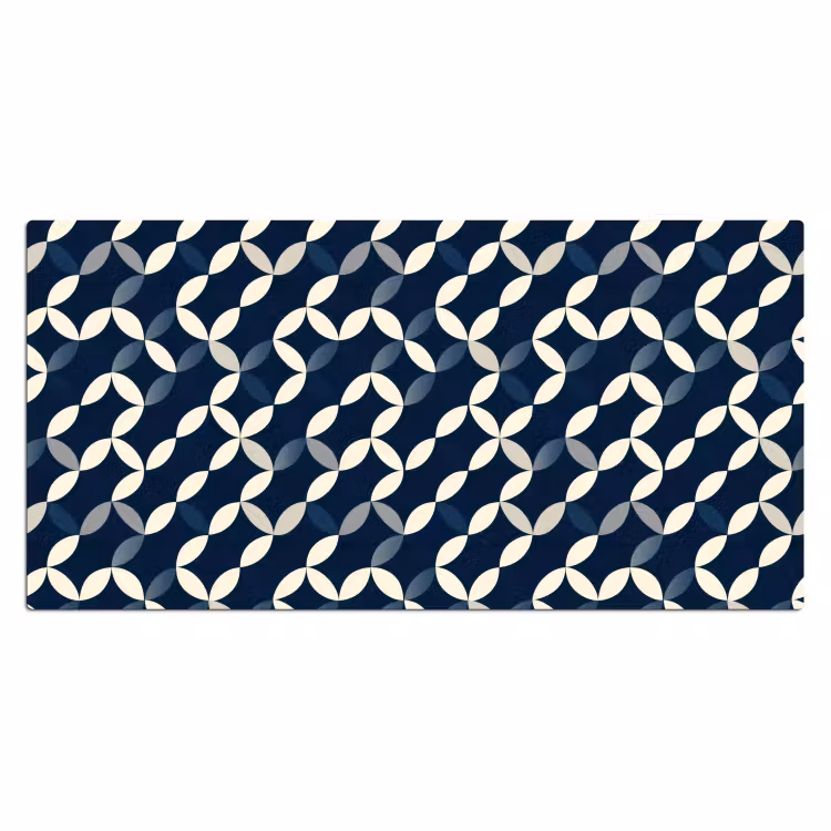 Bureau onderlegger - Abstract - Patroon - Blauw — 2