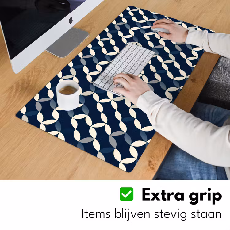 Bureau onderlegger - Abstract - Patroon - Blauw — 6