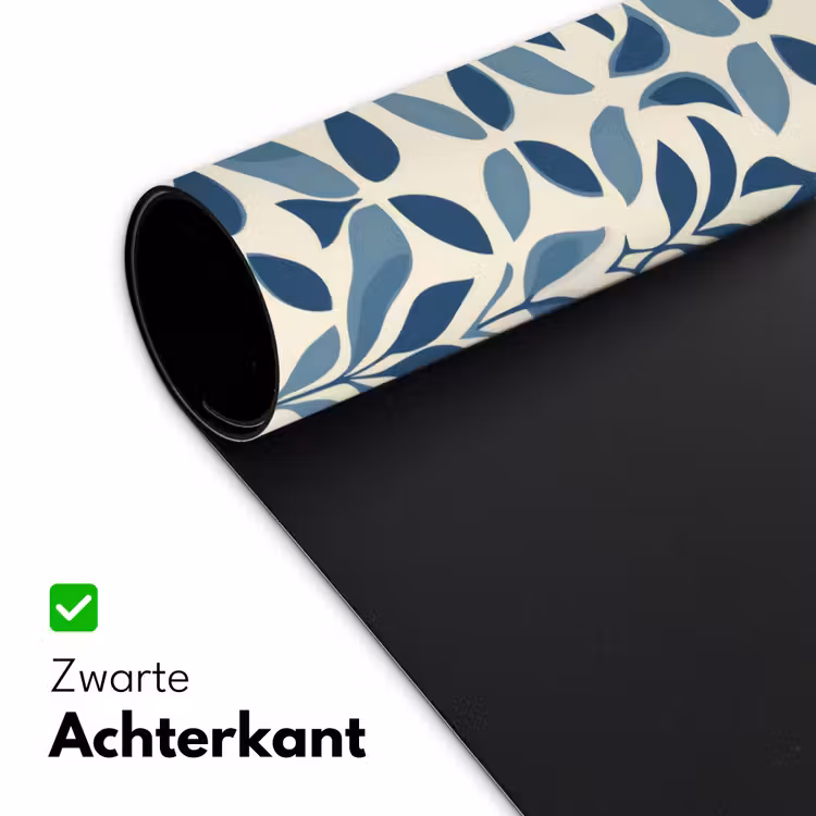 Bureau onderlegger - Flora - Modern - Blauw — 5