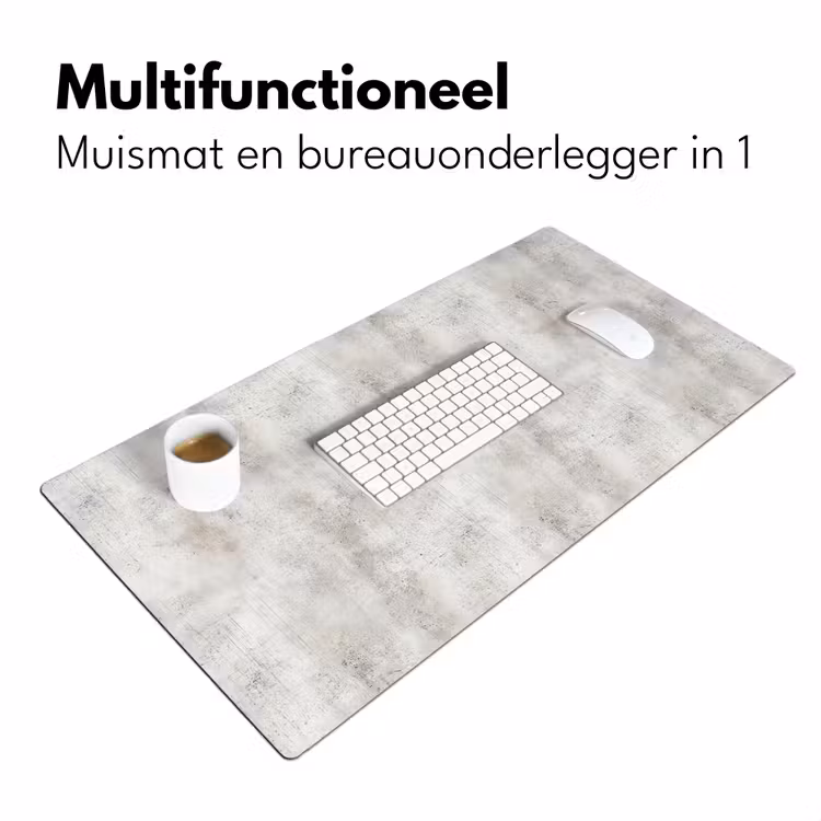 Bureau onderlegger - Grijs - Beton - Verweerd — 7