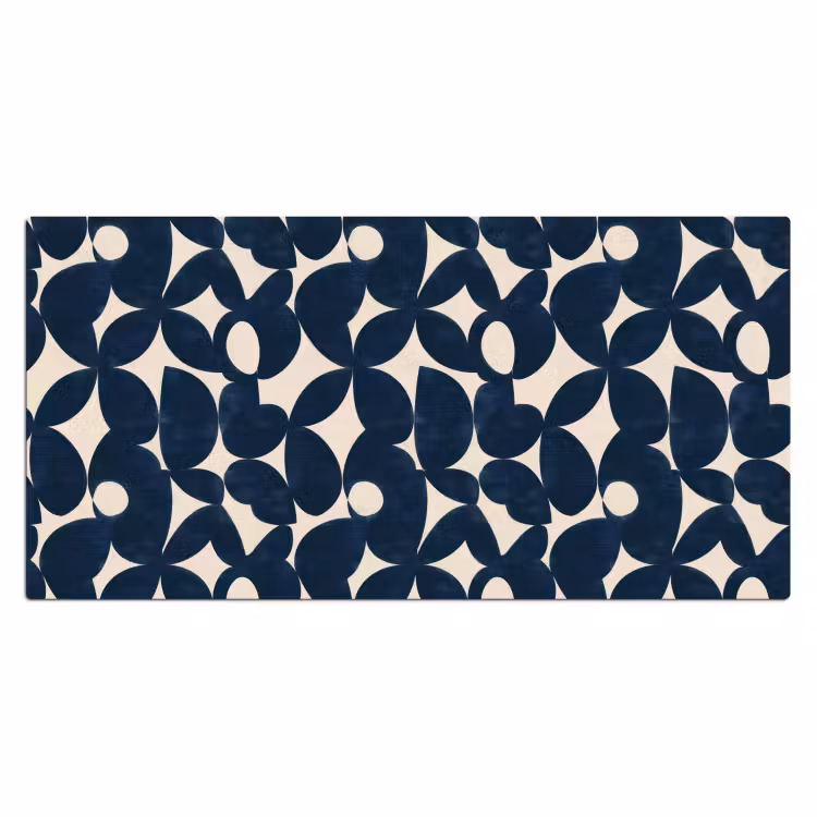 Bureau onderlegger - Modern - Geometrisch - Blauw — 2