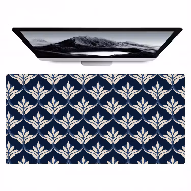 Bureau onderlegger - Modern - Ontwerp - Blauw — 1