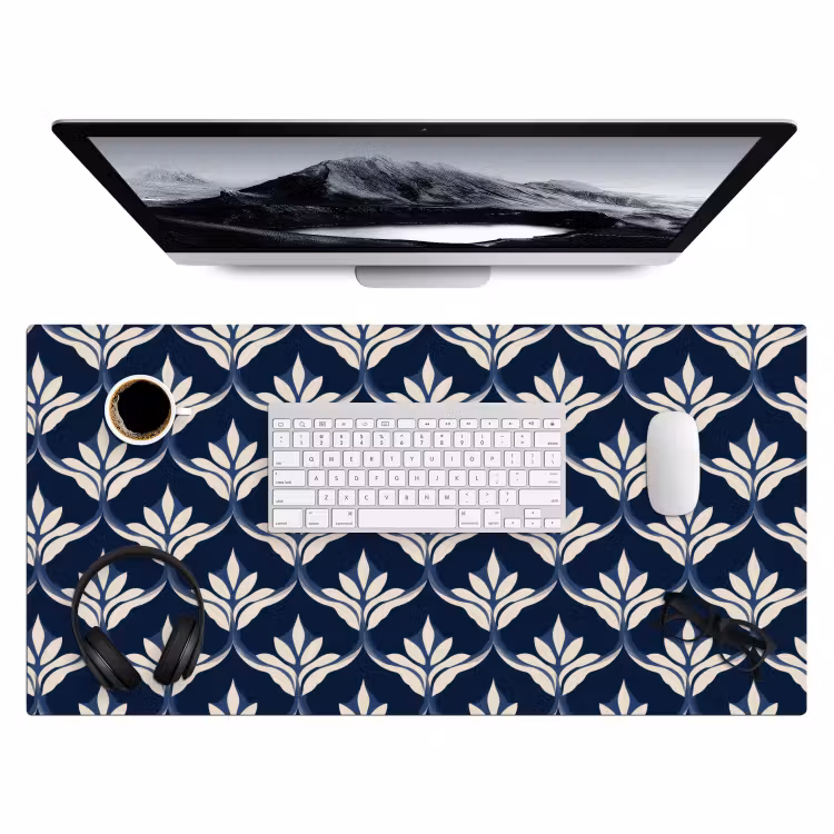 Bureau onderlegger - Modern - Ontwerp - Blauw — 4