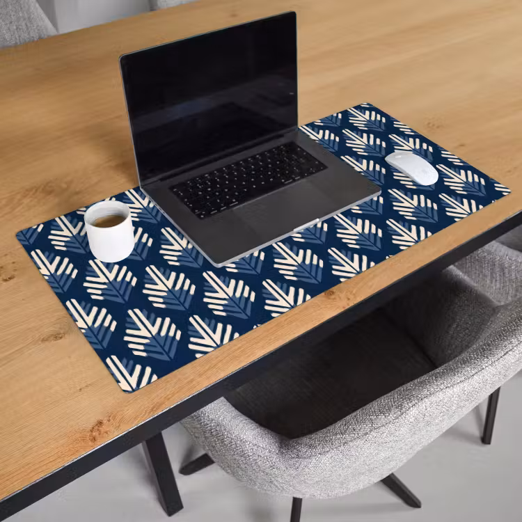 Bureau onderlegger - Modern - Patroon - Blauw — 3