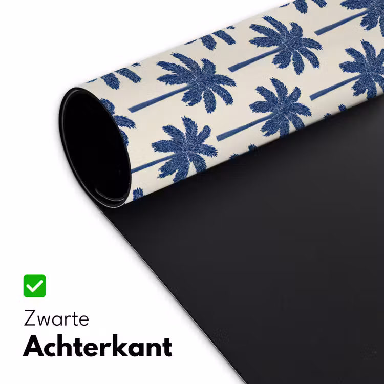 Bureau onderlegger - Symmetrisch - Palm - Blauw — 5
