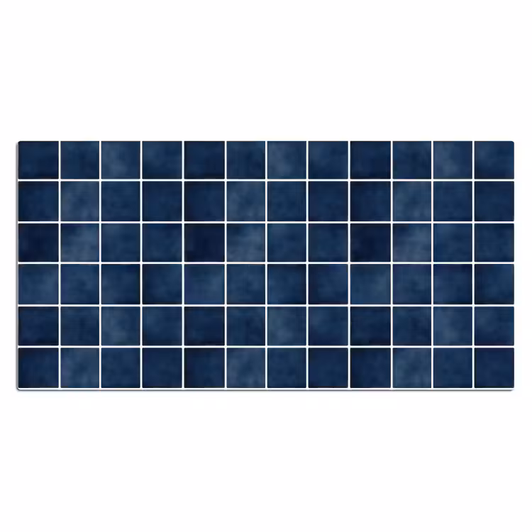Bureau onderlegger - Tegel - Modern - Blauw — 2