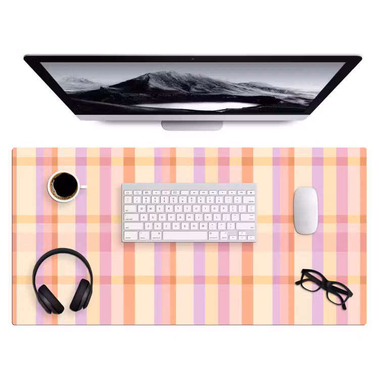 Bureau onderlegger - Pastel - uitpatroon - Geometrisch — 4
