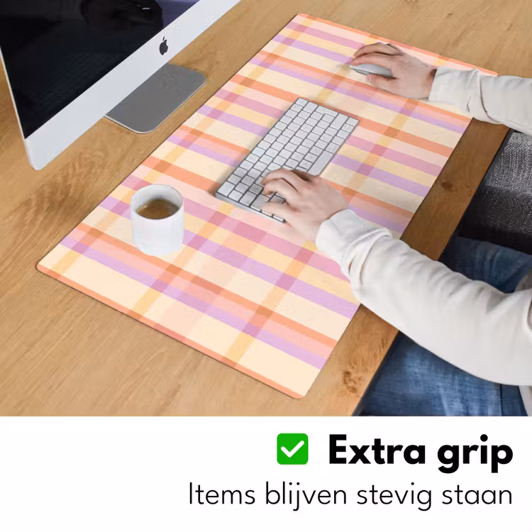 Bureau onderlegger - Pastel - uitpatroon - Geometrisch — 6