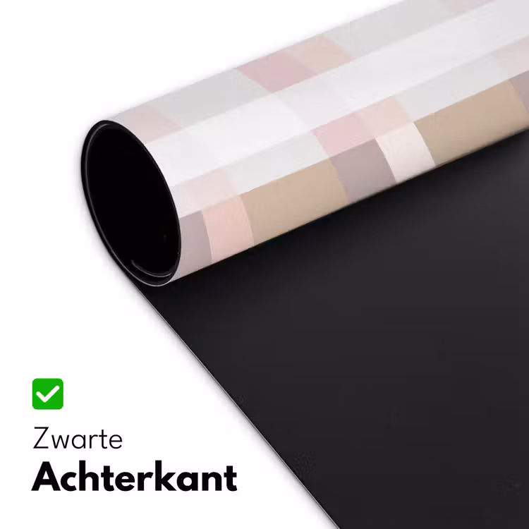 Bureau onderlegger - Ruitpatroon - Aardetinten - Minimalistisch — 5